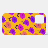 Levendig bloempatroon Case-Mate iPhone case (Achterkant (horizontaal))