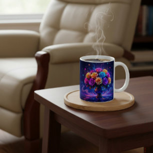 Levendig Boeket Koffiemok