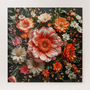 🌺 Levendig Boeket Kunst Voor Puzzel Liefhebbers �