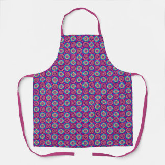 Levendig Boho Chic Mandala Bloemenpatroon Schort