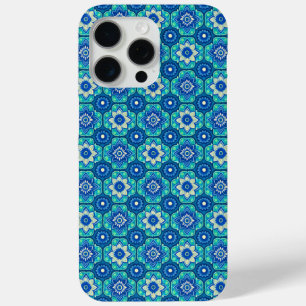 Levendig Boho chique bloemenpatroon iPhone 15 Pro Max Hoesje