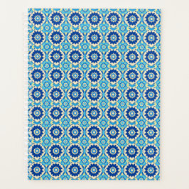 Levendig Boho chique bloemenpatroon Planner