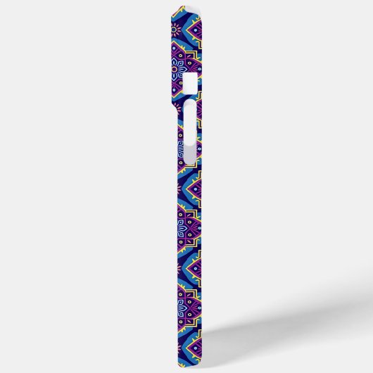 Levendig Boho geometrisch bloemenpatroon Case-Mate iPhone Case (Achterkant / Links)