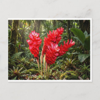 Levendig Botanisch Gember Bloesem Koffiekopje Briefkaart