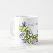Levendig delicate bloemkool koffiemok (Voorkant links)
