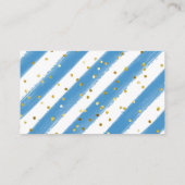 Levendig dolfijnvriendelijk Zee Adventure Diaper R Informatiekaartje (Achterkant)