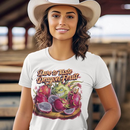 Levendig drakenfruit met vers drakenfruit t-shirt