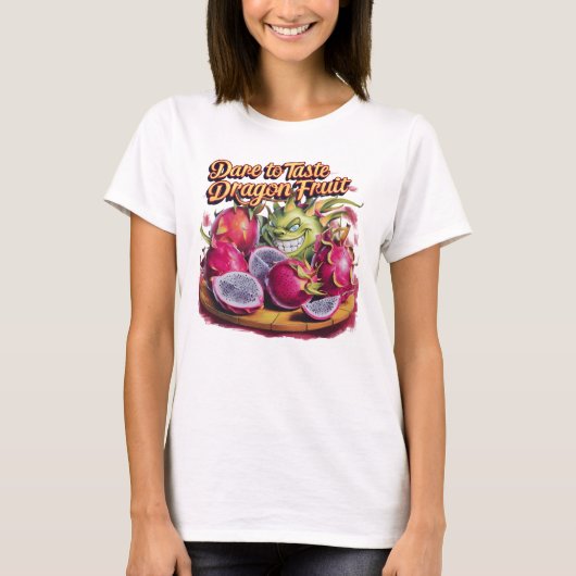 Levendig drakenfruit met vers drakenfruit t-shirt (Voorkant)