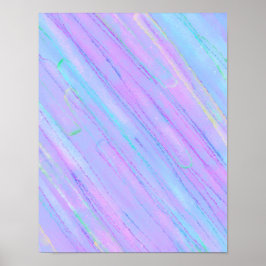 Levendig en Kleurrijk Rainbow Abstract Poster