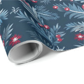 Levendig feestelijk kerstinpakpapier cadeaupapier (Rol Hoek)