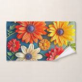 Levendig Floral Fantasy Design Bad Handdoek (Handdoek)