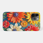 Levendig Floral Fantasy Design Case-Mate iPhone Case (Achterkant (horizontaal))