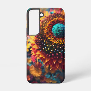 Levendig Floral Glow Design Samsung Galaxy Hoesje