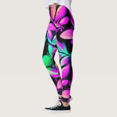 Levendig Floral Repeat Design Leggings (Links)