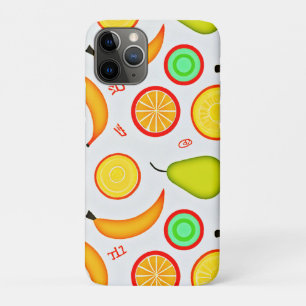 Levendig fruitig caleidoscooppatroon iPhone 11 pro hoesje
