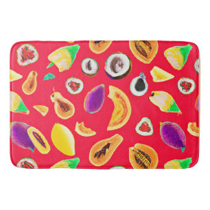 Levendig fruitig Delight patroon Badmat