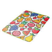 Levendig fruitpatroon badmat (Gekanteld)