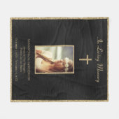 Levendig geheugen in ons hart fleece deken (Voorkant (Horizontaal))