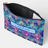 Levendig gekleurd Glas in lood gepersonaliseerd Etui (Open)