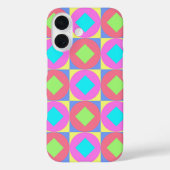 Levendig Geometrisch Abstract Psychedelisch Patroo Case-Mate iPhone Case (Achterkant)