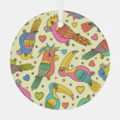 Levendig geometrisch mozaïek: modern naadloos glas ornament (Achterkant)