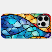 Levendig Glas in lood Abstract Case-Mate iPhone Case (Achterkant (horizontaal))