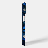 Levendig Glas in lood Abstracte vakantie Winter Ar Case-Mate iPhone Case (Achterkant / Rechts)