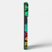 Levendig Glas in lood gebladerte Case-Mate iPhone Case (Achterkant / Rechts)