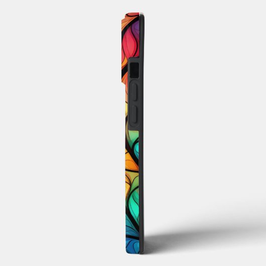 Levendig Glas in lood gebladerte Case-Mate iPhone Case (Achterkant / Links)