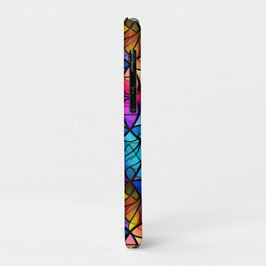 Levendig Glas in lood regenboogpatroon Case-Mate iPhone Case (Achterkant/links)