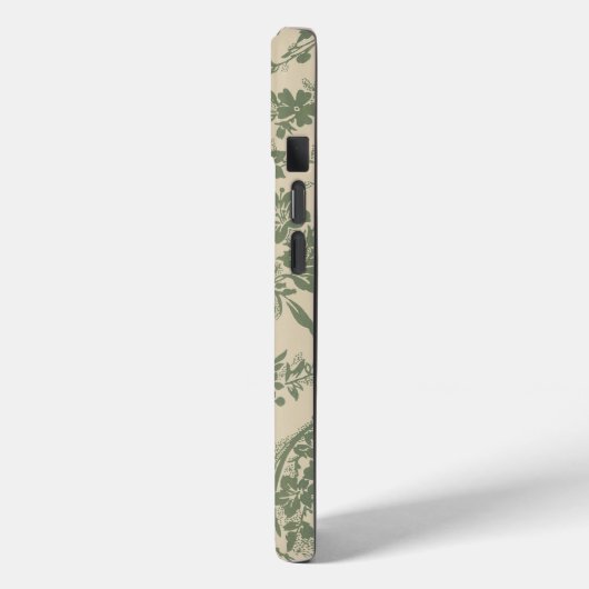  levendig groen bloemmotief Case-Mate iPhone case (Achterkant / Links)
