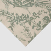  levendig groen bloemmotief tissuepapier (Detail)