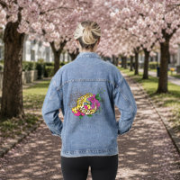 Levendig groene speelse luipaardgekko bloemstuk