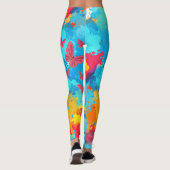 Levendig hart van de Natuur Leggings (Achterkant)