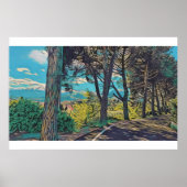 Levendig herfstbos - Poster (Voorkant)