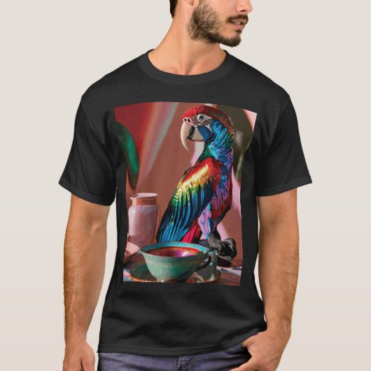 Levendig holografisch t-shirt (Voorkant)