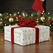 Levendig inpakpapier met cactusthema