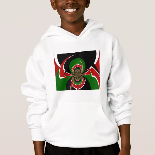 Levendig Keniaans vlagpatroon: een krachtige kunst (Voorkant)