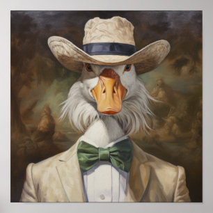 Levendig Kent Duck Poster - Natuur geïnspireerd ku