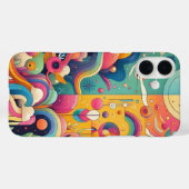 Levendig kleurenontwerp Case-Mate iPhone case (Achterkant (horizontaal))