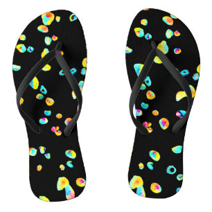 Levendig Kleurenpatroon Teenslippers