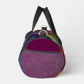 Levendig kleurrijk Abstract patroon, monogram Plunjezak (Rechts)