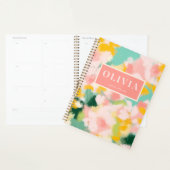 Levendig kleurrijk abstract schilderachtig ontwerp planner (Display)