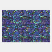 Levendig Kleurrijk Mozaïek Tegel Patroon Inpakpapier Vel (Voorkant 2)