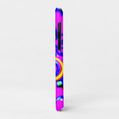 Levendig kleurrijk neonpatroon Case-Mate iPhone case (Achterkant/links)