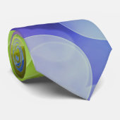 Levendig kleurrijk regenboogStropdas Stropdas (Opgerold)