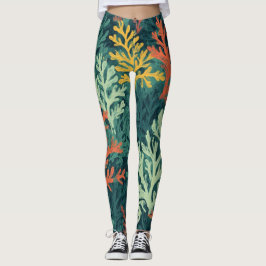 Levendig koraalwoud - Leggings
