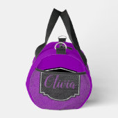 Levendig, Krachtig Fuchsia Paars Gepersonaliseerd Plunjezak (Rechts)