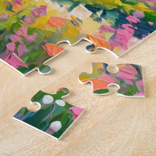 Levendig landelijk landschap met Koeien Legpuzzel (Zijkant)