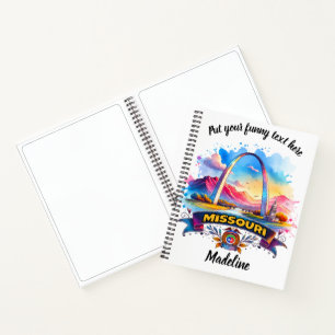 Levendig landschap in Kansas met zonnebloemen bij Notitieboek